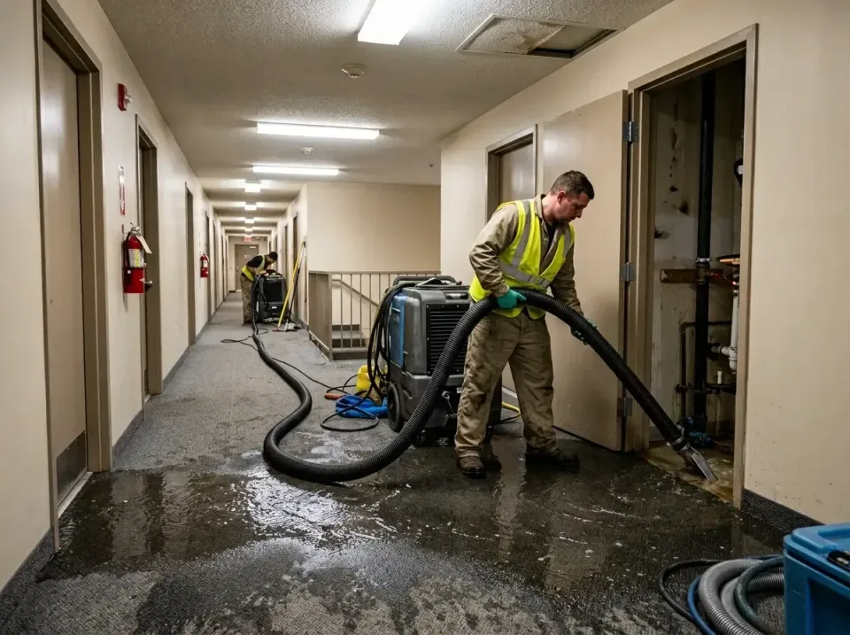 multi-unit-apartment-hallway-f-005 — frequently asked questions, Emergency Burst Pipe Water Extraction & Removal in Invernes…